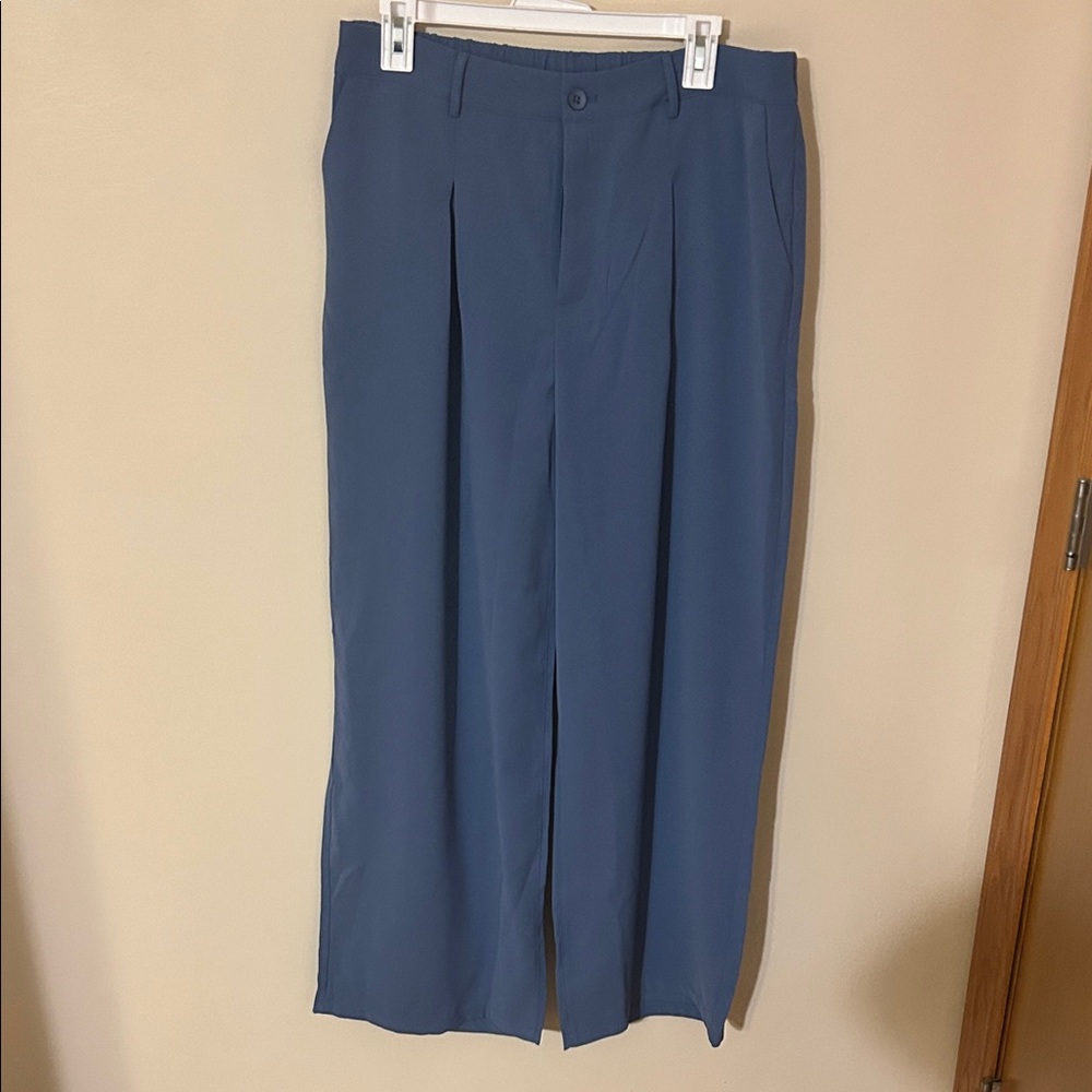 BTFBM Blue Wide-Leg Trousers XL NWT